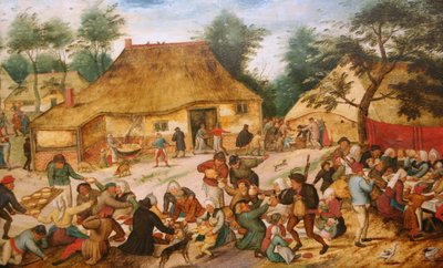 Bauernhochzeitsmahl von Pieter Brueghel the Younger